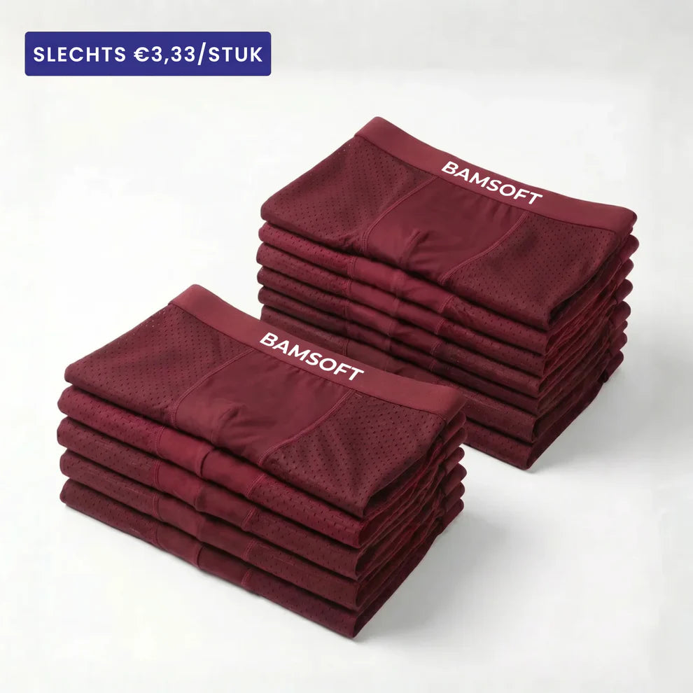 BamSoft | Atmungsaktive Bambus-Boxershorts (5+7 GRATIS)