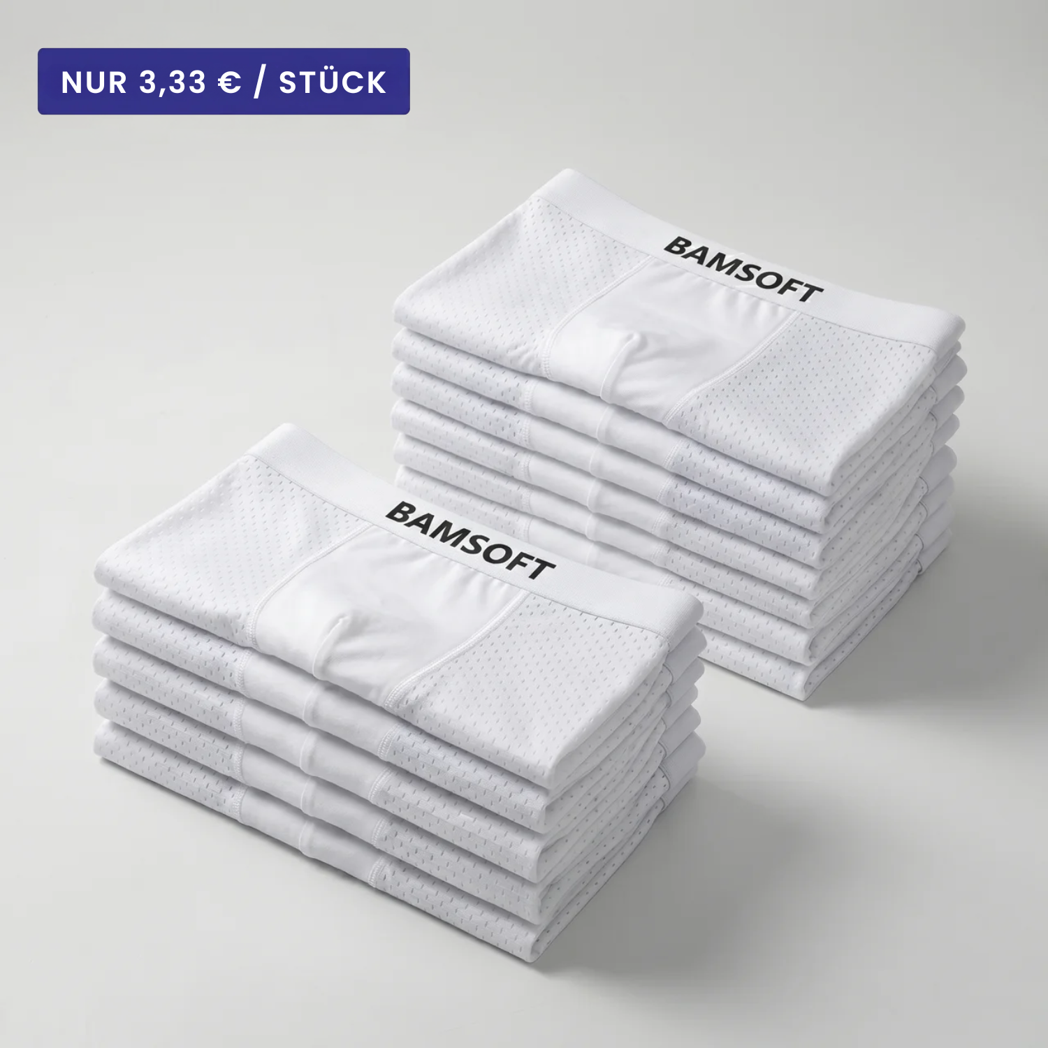 BamSoft | Atmungsaktive Bambus-Boxershorts (5+7 GRATIS)