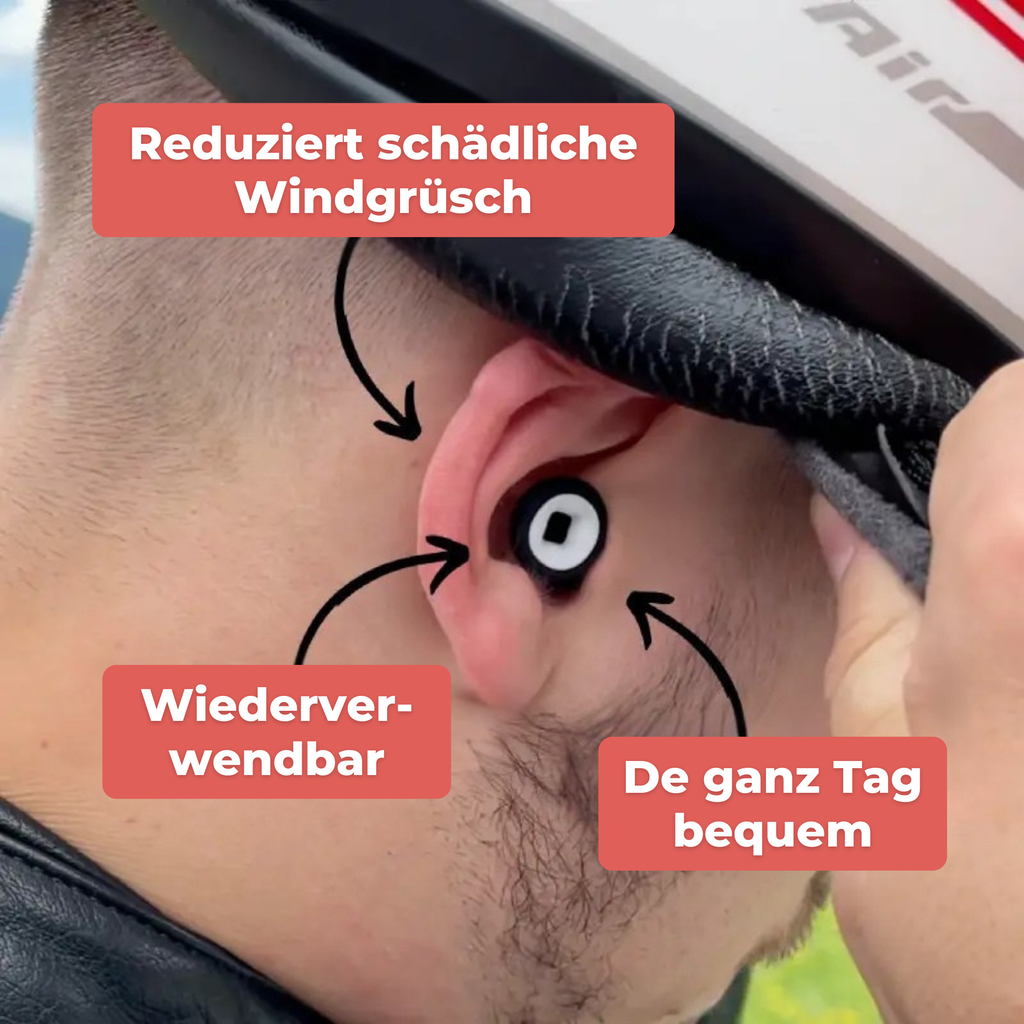 WindStill Moto | Schutz vor Windgeräuschen und Ohrensausen