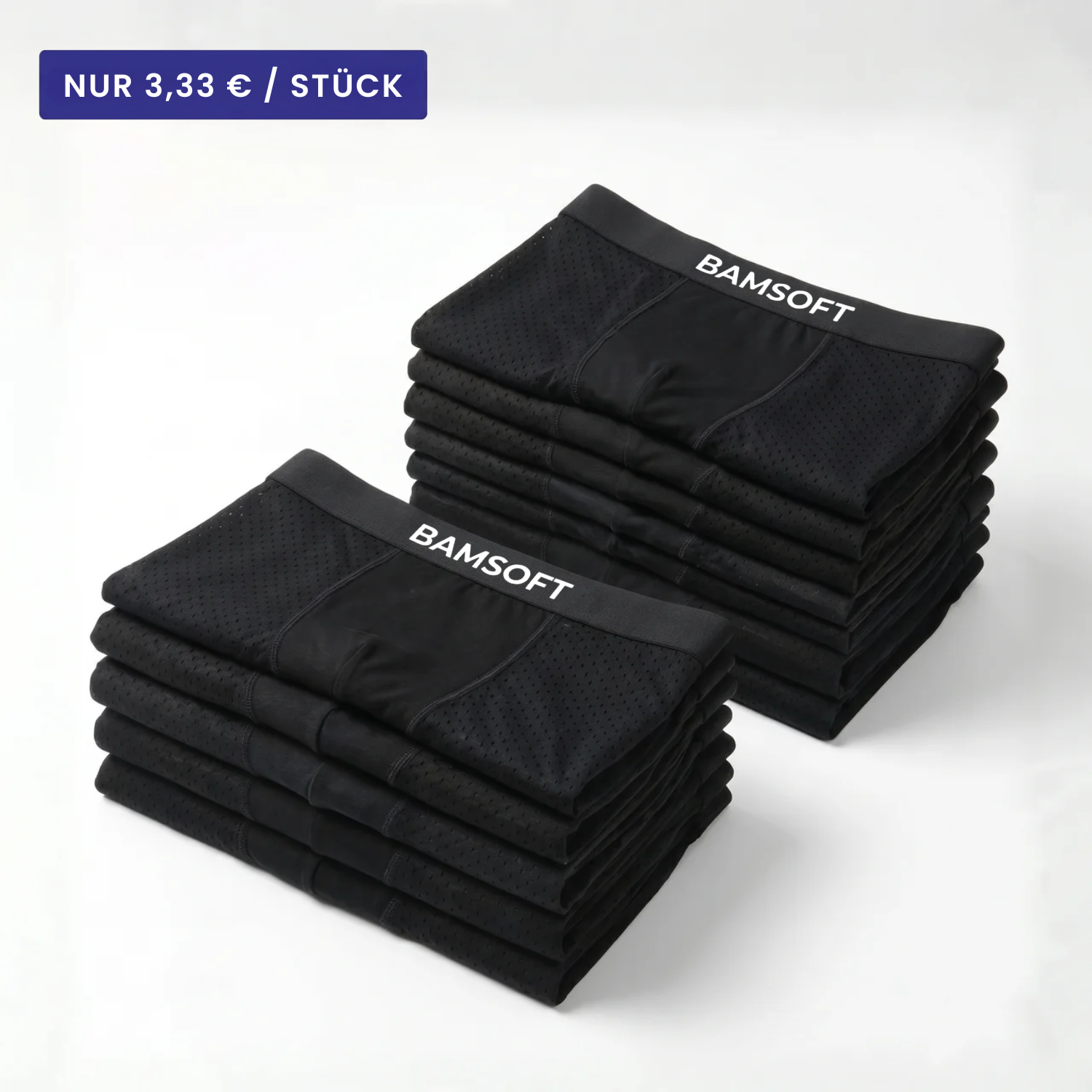 BamSoft | Atmungsaktive Bambus-Boxershorts (5+7 GRATIS)