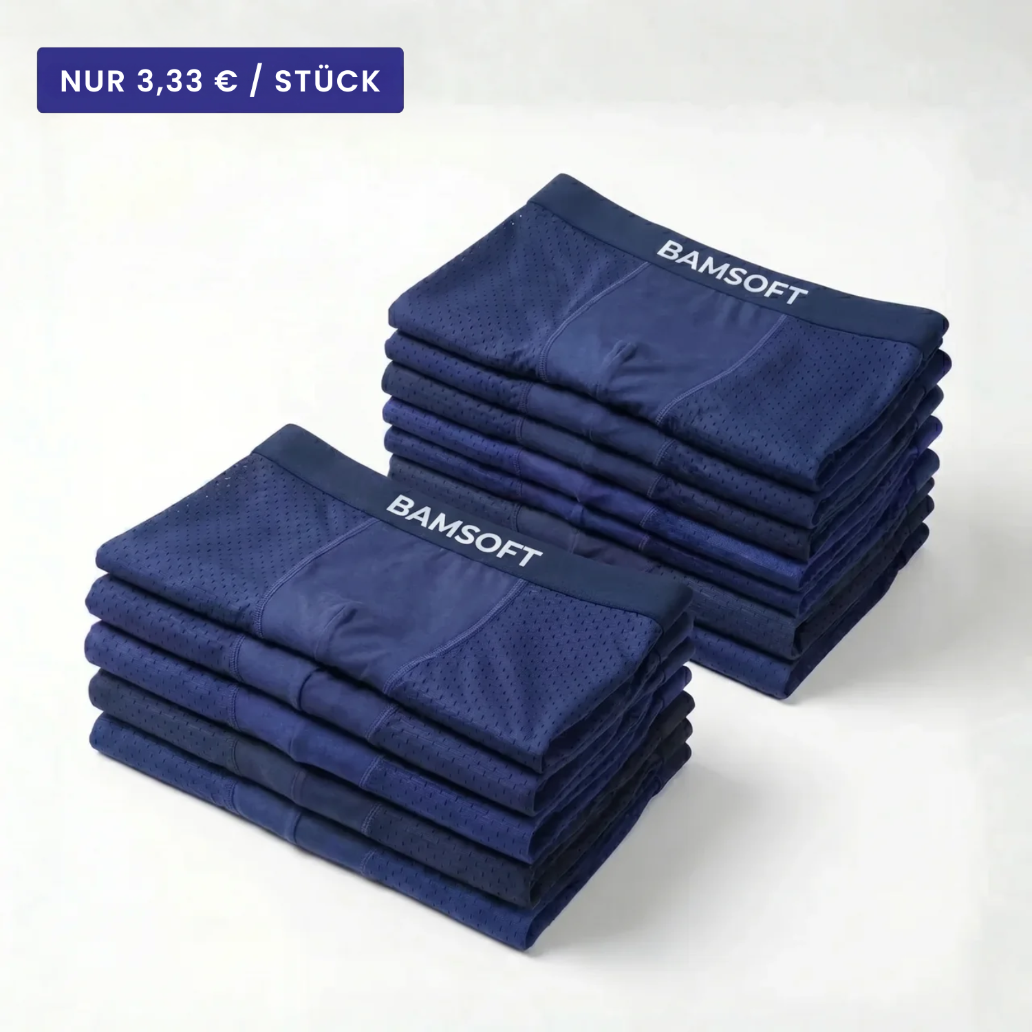 BamSoft | Atmungsaktive Bambus-Boxershorts (5+7 GRATIS)